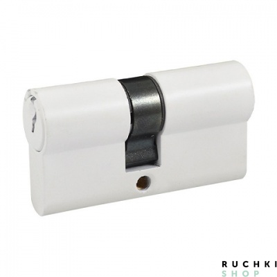 Цилиндр для межкомнатных дверей 60мм (30-30) ключ/ключ, Белый, Cortellezzi Primo