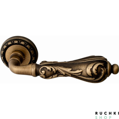 Ручка на розетке 50D LIBRA 229D, Матовая бронза, Melodia 