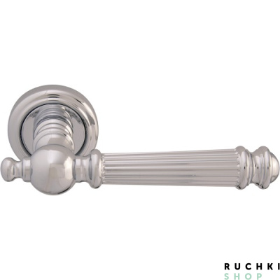 Ручка на розетке 50V VERONICA (ВЕРОНИКА) 102V, Полированный хром, Melodia 