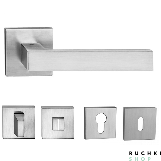 Ручка  Square Q 2275 Q, Матовый хром с фиксатором