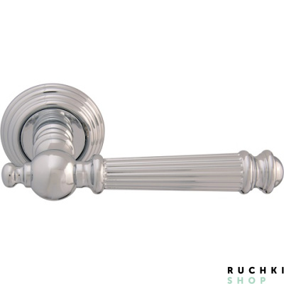 Ручка на розетке 50P VERONICA (ВЕРОНИКА) 102P, Полированный хром, Melodia 