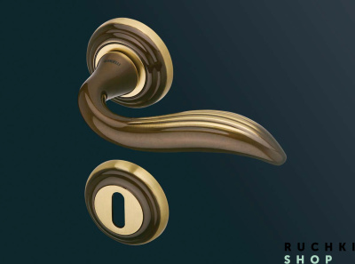 Ручка на розетке PLISSE, Бронза, Mandelli 