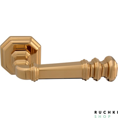 Ручка на розетке ATLAS 159, Полированная латунь, Forme