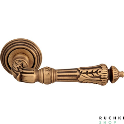 Ручка на розетке 50P SAMANTHA (САМАНТА) 292P,  Матовая бронза, Melodia 