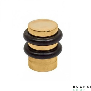 Ограничитель дверной CD 412, Латунь полированная, Colombo 