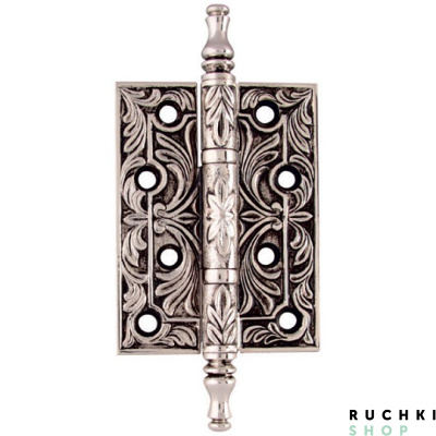 Петля универсальная B 5010 102*76*3,5 mm, Серебро 925+черный, Class