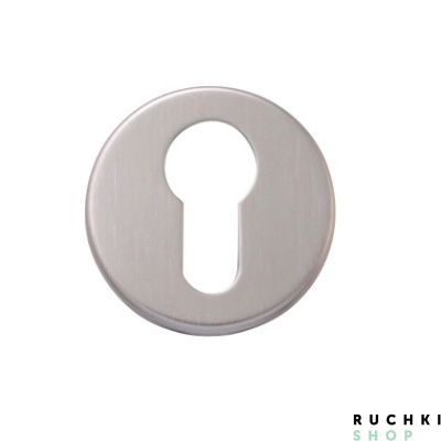 Накладка под цилиндр 50 R, Полированный хром, Forme 