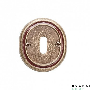 Накладка под ключ буратино OB 70 OB/BRI, Бронза состаренная+эмаль, Val de fiori 