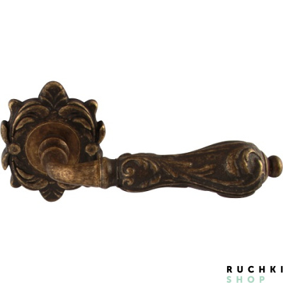 Ручка на розетке 50Z LIBRA 229Z, Античная бронза, Melodia