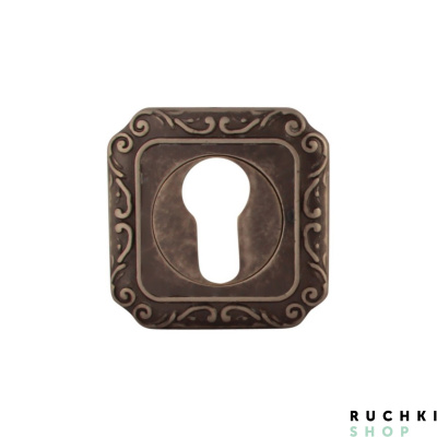 Накладка под цилиндр CUL 50Q, Античное серебро, Melodia