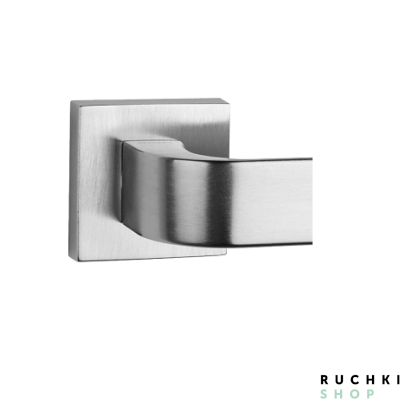 квадратная розетка ручки 2732 матовый хром Тупай