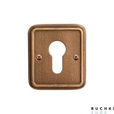 Накладка под цилиндр  ET 72 YB, Латунь состаренная, Val de fiori 