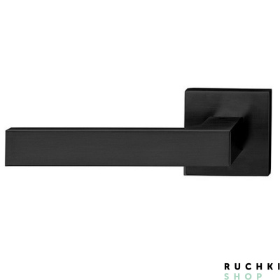 Ручка для межкомнатных дверей  2275 Q, Черный матовый, Тупай