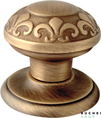 Ручка-кноб 1270 FIRENZE 70 мм, Матовая бронза, Melodia 