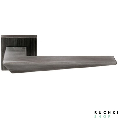 Ручка на розетке NAXOS 215 К, Затемненное серебро, Forme