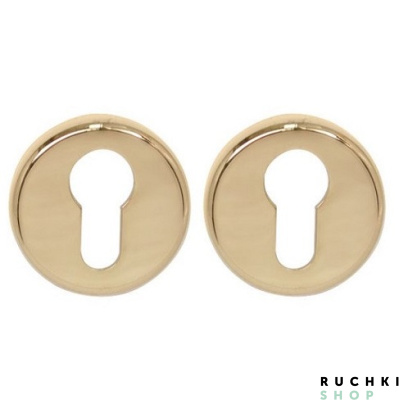 Накладка под цилиндр CD 63, Полированная латунь, Colombo