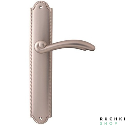 Дверная ручка на планке FIRENZE 458/458, Старинное серебро, Melodia