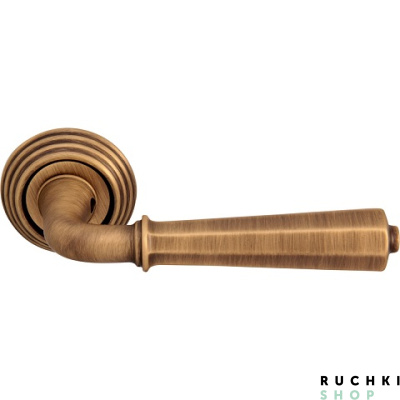 Ручка на розетке 50P DENVER 424P, Матовая бронза, Melodia 