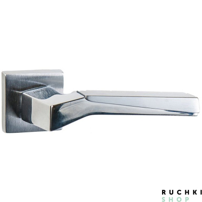 Ручка на розетке CUBIC, Матовый хром/хром, Mandelli 