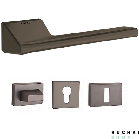 фото ручка 4130 Визион с фиксатором и накладкой на ключевой цилиндр Тупай