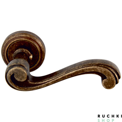 Ручка на розетке 50V CAGLIARI (КАЛЬЯРИ) 225V, Античная бронза, Melodia 