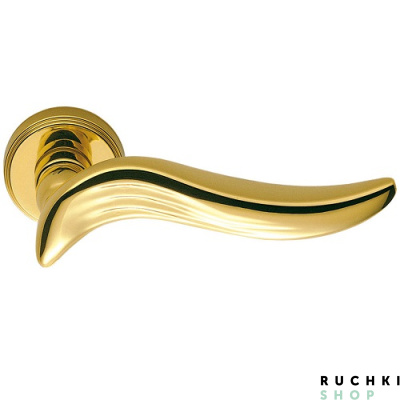 Ручка на розетке PIUMA, Полированная латунь, Colombo 