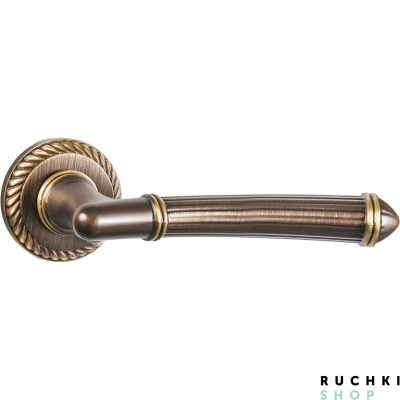 Ручка на розетке AURORA, Матовая бронза, Mandelli 