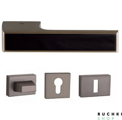 Ручка 3089 Титан черный с фиксатором Титан