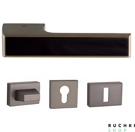 Ручка 3089 Титан черный с фиксатором Титан