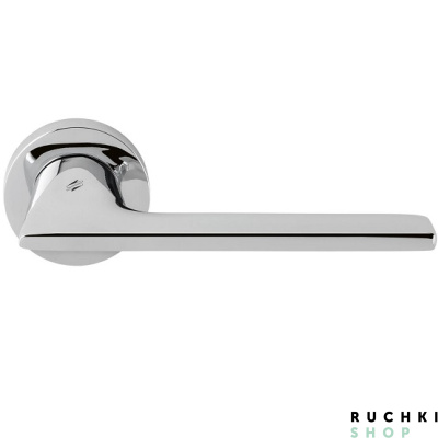 Ручка на розетке ALATO, Полированный хром, Colombo