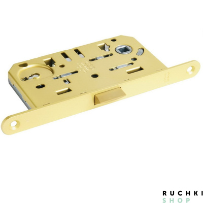 Замок под ключ 90 мм Mediana Evolution, Матовая латунь, AGB