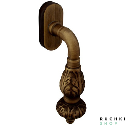 Оконная ручка GEMINI 0230, Матовая бронза, Melodia 