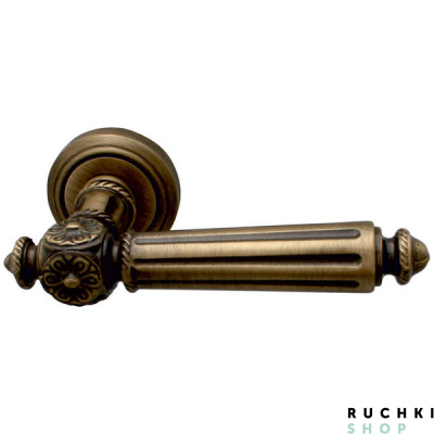 Ручка на розетке 50V NIKE (НАЙК) 246V, Матовая бронза, Melodia 