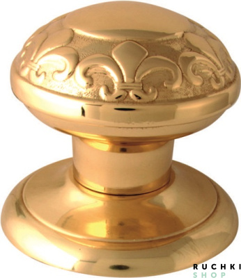 Ручка-кноб 1270 FIRENZE 70 мм, Полированная латунь, Melodia 