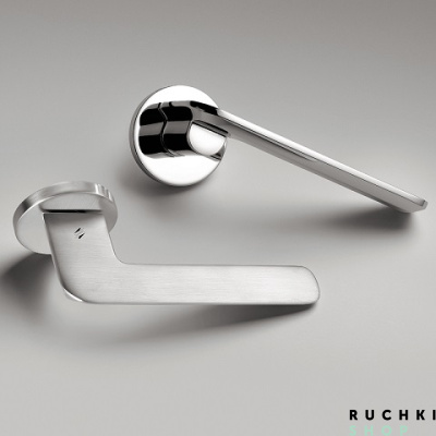 Ручка на розетке SLIM, Полированный хром, Colombo  