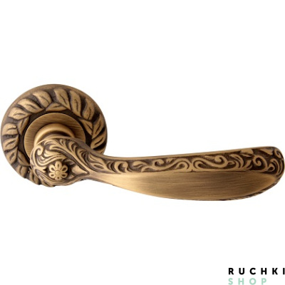 Ручка на розетке AMBRA 1145, Матовая бронза, CLASS 