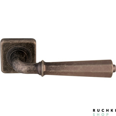 Ручка на розетке 50Z1 DENVER 424Z1, Античное серебро, Melodia 