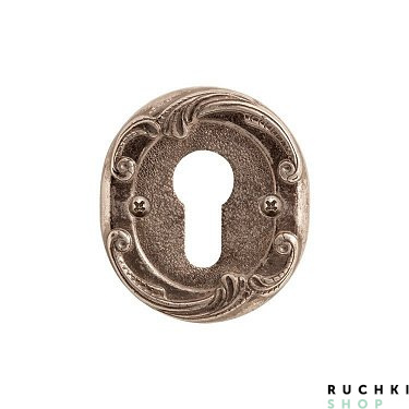 Накладка под цилиндр  ET 74 AI, Античное серебро, Val de fiori 