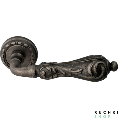 Ручка на розетке 50D LIBRA 229D, Античное серебро, Melodia 