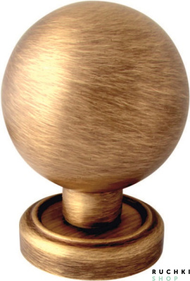 Ручка-кноб 261 SFERA 60 мм , Матовая бронза, Melodia 