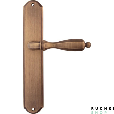 Дверная ручка на планке CAMILLA 298/131, Матовая бронза, Melodia 