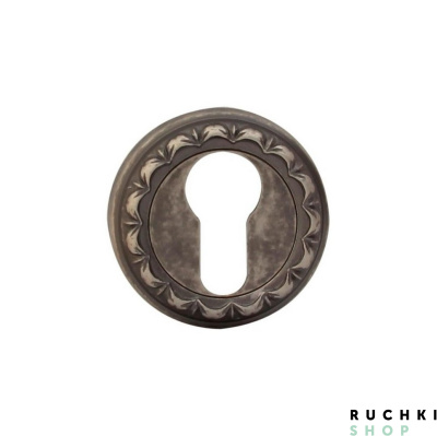 Накладка под цилиндр CUL 50D, Античное серебро, Melodia