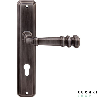 Ручка на планке ATLAS 159/P RAT CYL, Затемненное серебро, Forme