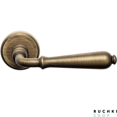 Ручка на розетке CLASSIC D1, Матовая бронза, Venezia
