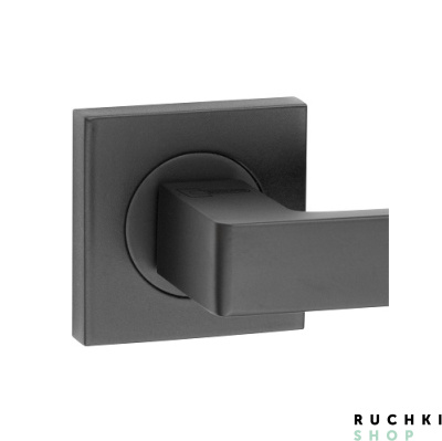 Квадратная розетка 55*55 мм , черный цвет, Бионелле