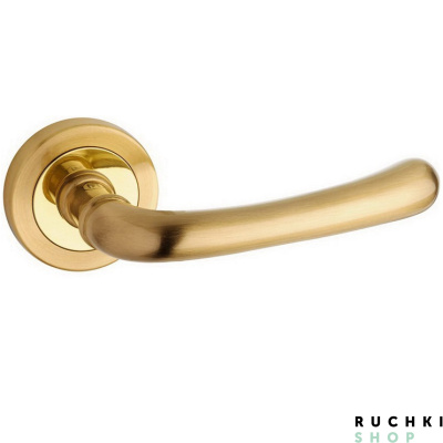 Ручка на розетке Gamma, Матовая латунь/латунь, Pasini