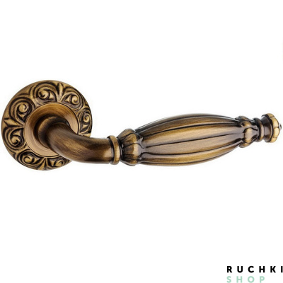 Ручка на розетке QUEEN (КВИН), Бронза, Pasini