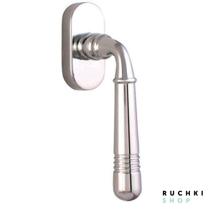 Оконная ручка ALFA 0293, Полированный хром, Melodia 