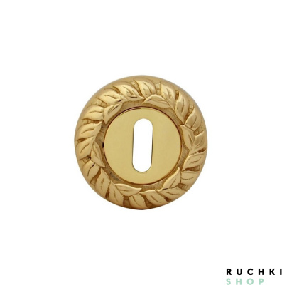 Накладка под ключ буратино PAT 60mm, Полированная латунь, Melodia 