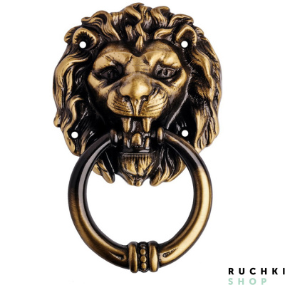 Ручка-гонг LEONE 170*105 мм, Бронза, Pasini